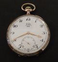Taskukello Leijona, hopeaa / Silver pocket watch Leijona - Nro 6483